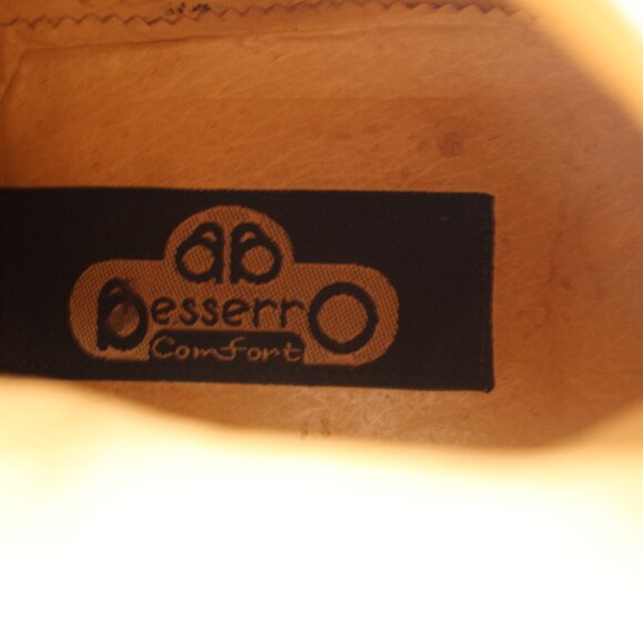 El Besserro Comfort Women's Mex 25.5 Western Ankle Boots Genuine Brown Leather - Picture 9 of 9